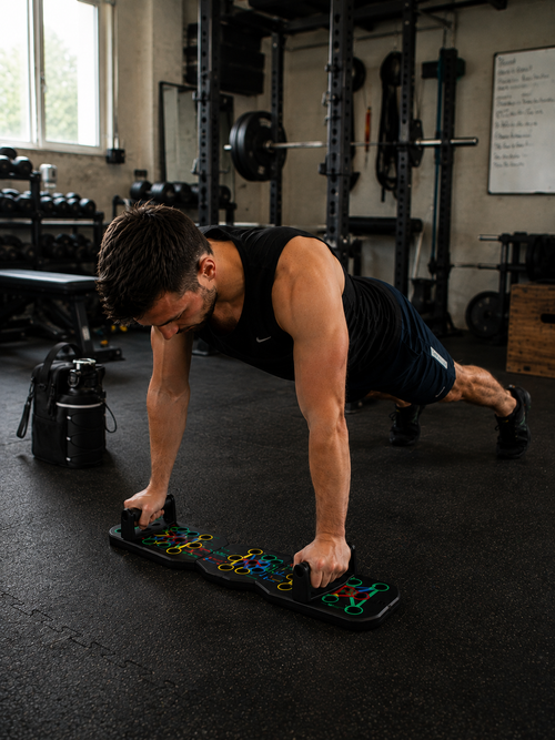 QuickPick Pro Push-Up Board — 57-Position Training System